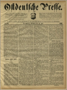 Ostdeutsche Presse. J. 13, 1889, nr 176