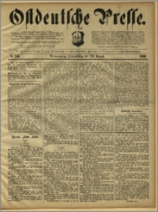 Ostdeutsche Presse. J. 13, 1889, nr 201