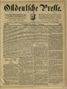 Ostdeutsche Presse. J. 13, 1889, nr 204