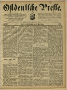 Ostdeutsche Presse. J. 13, 1889, nr 205