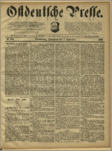 Ostdeutsche Presse. J. 13, 1889, nr 209