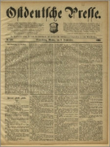 Ostdeutsche Presse. J. 13, 1889, nr 210