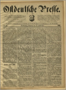 Ostdeutsche Presse. J. 13, 1889, nr 217