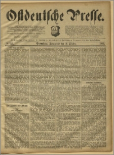 Ostdeutsche Presse. J. 13, 1889, nr 245