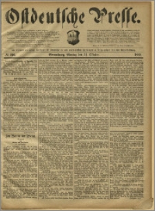 Ostdeutsche Presse. J. 13, 1889, nr 246