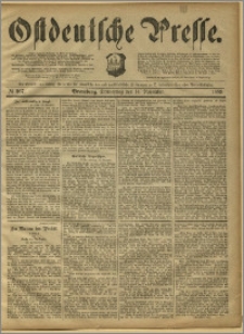 Ostdeutsche Presse. J. 13, 1889, nr 267