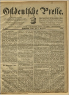 Ostdeutsche Presse. J. 13, 1889, nr 274