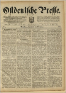 Ostdeutsche Presse. J. 15, 1891, nr 8
