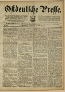 Ostdeutsche Presse. J. 15, 1891, nr 20