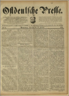 Ostdeutsche Presse. J. 15, 1891, nr 34