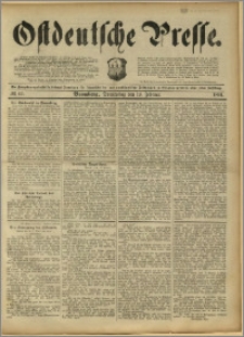 Ostdeutsche Presse. J. 15, 1891, nr 42