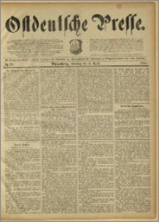 Ostdeutsche Presse. J. 15, 1891, nr 79