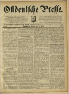 Ostdeutsche Presse. J. 15, 1891, nr 85