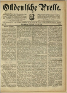 Ostdeutsche Presse. J. 15, 1891, nr 87