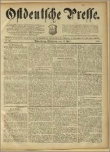 Ostdeutsche Presse. J. 15, 1891, nr 88
