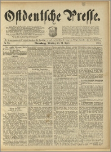 Ostdeutsche Presse. J. 15, 1891, nr 92