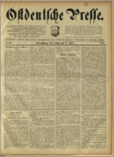 Ostdeutsche Presse. J. 15, 1891, nr 93
