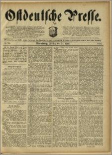 Ostdeutsche Presse. J. 15, 1891, nr 94