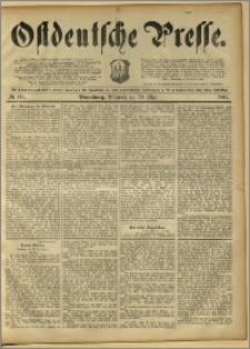 Ostdeutsche Presse. J. 15, 1891, nr 114