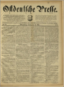 Ostdeutsche Presse. J. 15, 1891, nr 118