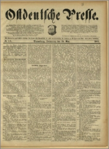Ostdeutsche Presse. J. 15, 1891, nr 121