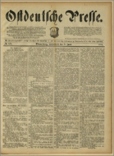 Ostdeutsche Presse. J. 15, 1891, nr 129