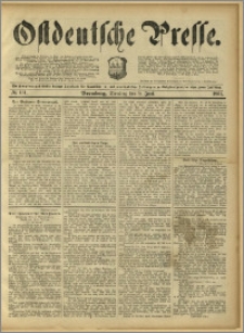 Ostdeutsche Presse. J. 15, 1891, nr 131