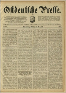 Ostdeutsche Presse. J. 15, 1891, nr 148