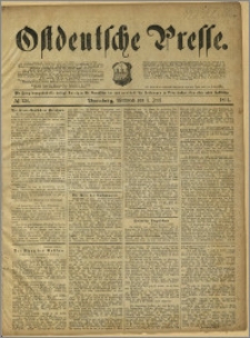 Ostdeutsche Presse. J. 15, 1891, nr 150