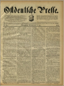 Ostdeutsche Presse. J. 15, 1891, nr 162