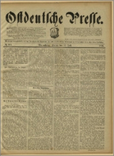 Ostdeutsche Presse. J. 15, 1891, nr 164