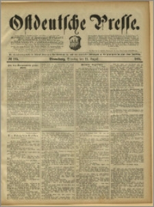 Ostdeutsche Presse. J. 15, 1891, nr 185