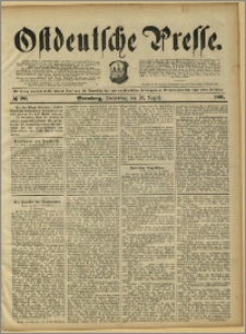 Ostdeutsche Presse. J. 15, 1891, nr 193