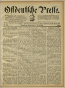Ostdeutsche Presse. J. 15, 1891, nr 199