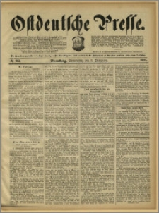 Ostdeutsche Presse. J. 15, 1891, nr 205