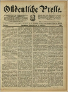 Ostdeutsche Presse. J. 15, 1891, nr 207