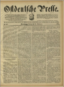 Ostdeutsche Presse. J. 15, 1891, nr 212