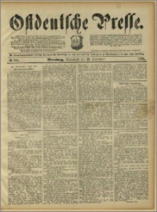 Ostdeutsche Presse. J. 15, 1891, nr 219