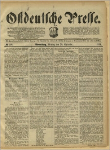 Ostdeutsche Presse. J. 15, 1891, nr 226