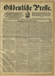 Ostdeutsche Presse. J. 15, 1891, nr 227