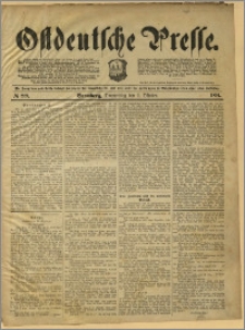 Ostdeutsche Presse. J. 15, 1891, nr 229