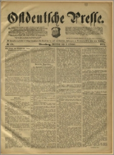 Ostdeutsche Presse. J. 15, 1891, nr 234