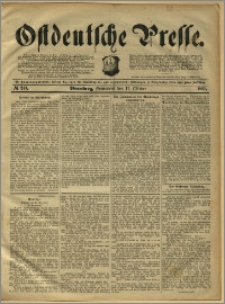 Ostdeutsche Presse. J. 15, 1891, nr 243