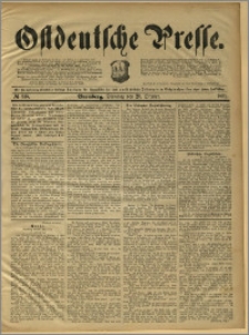 Ostdeutsche Presse. J. 15, 1891, nr 245