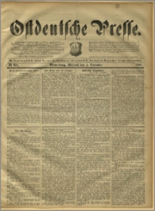 Ostdeutsche Presse. J. 15, 1891, nr 258
