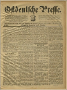Ostdeutsche Presse. J. 15, 1891, nr 259