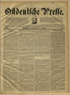 Ostdeutsche Presse. J. 15, 1891, nr 263