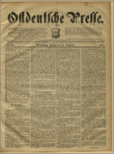 Ostdeutsche Presse. J. 15, 1891, nr 272