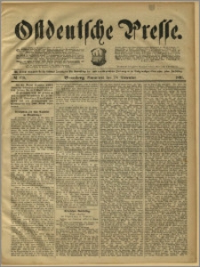 Ostdeutsche Presse. J. 15, 1891, nr 279