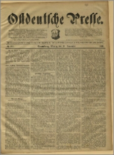 Ostdeutsche Presse. J. 15, 1891, nr 280